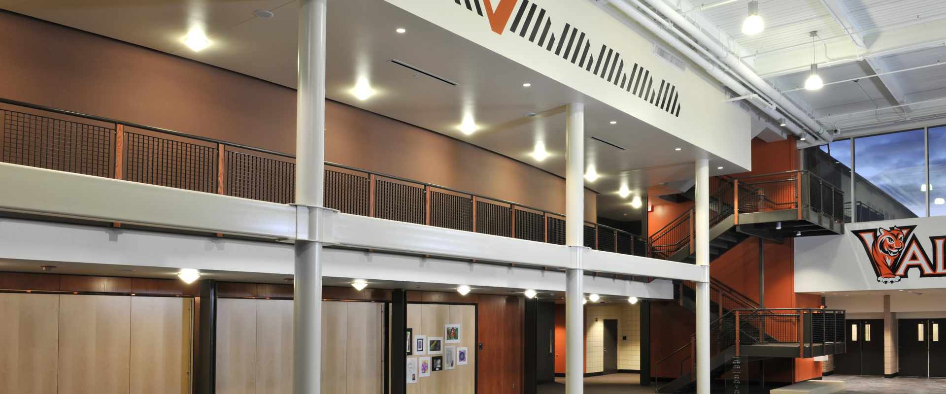 west des moines valley high school renovations weitz