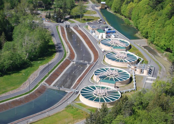 Elwha Water Facilities Aerial Photo