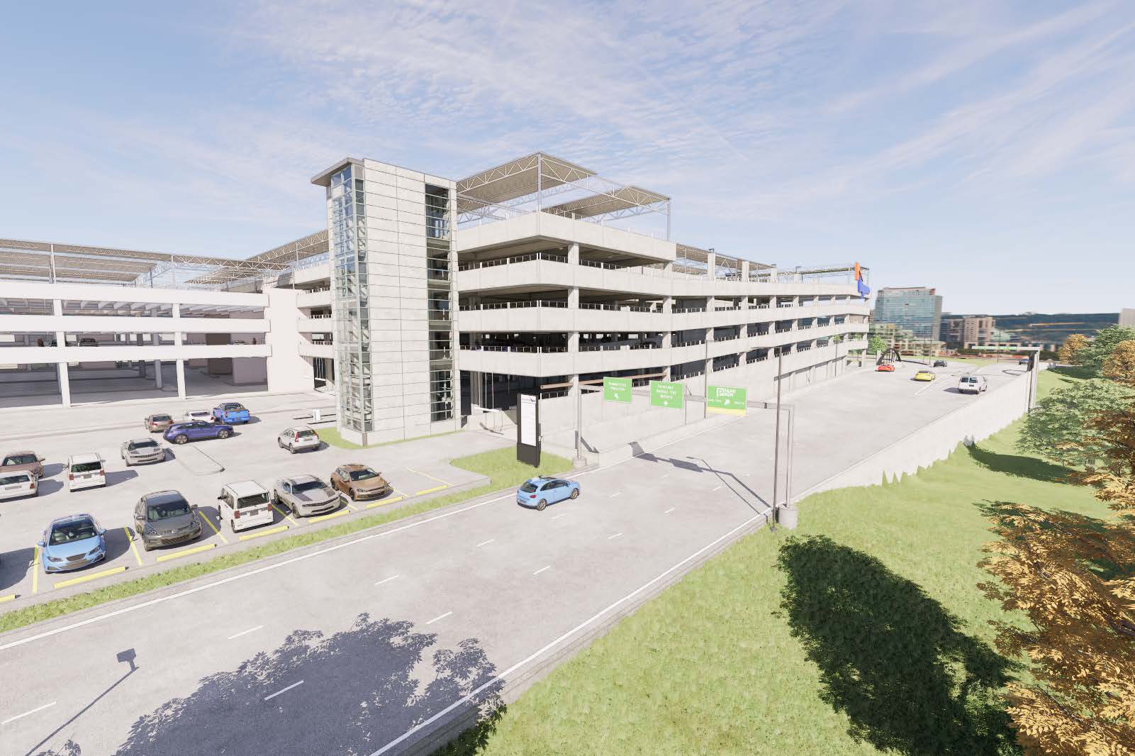Des Moines International Airport Parking Garage Expansion Weitz